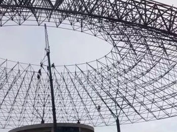 龙口篮球馆球形网架厂家价格