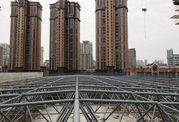 龙口螺栓球网架结构