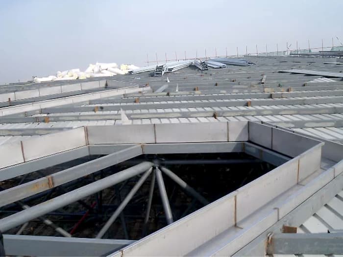 龙口安吉县体育馆网架