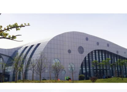 龙口会议中心外景网架工程